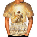 Jesus Takes The Reins Christian All Over Print Shirt