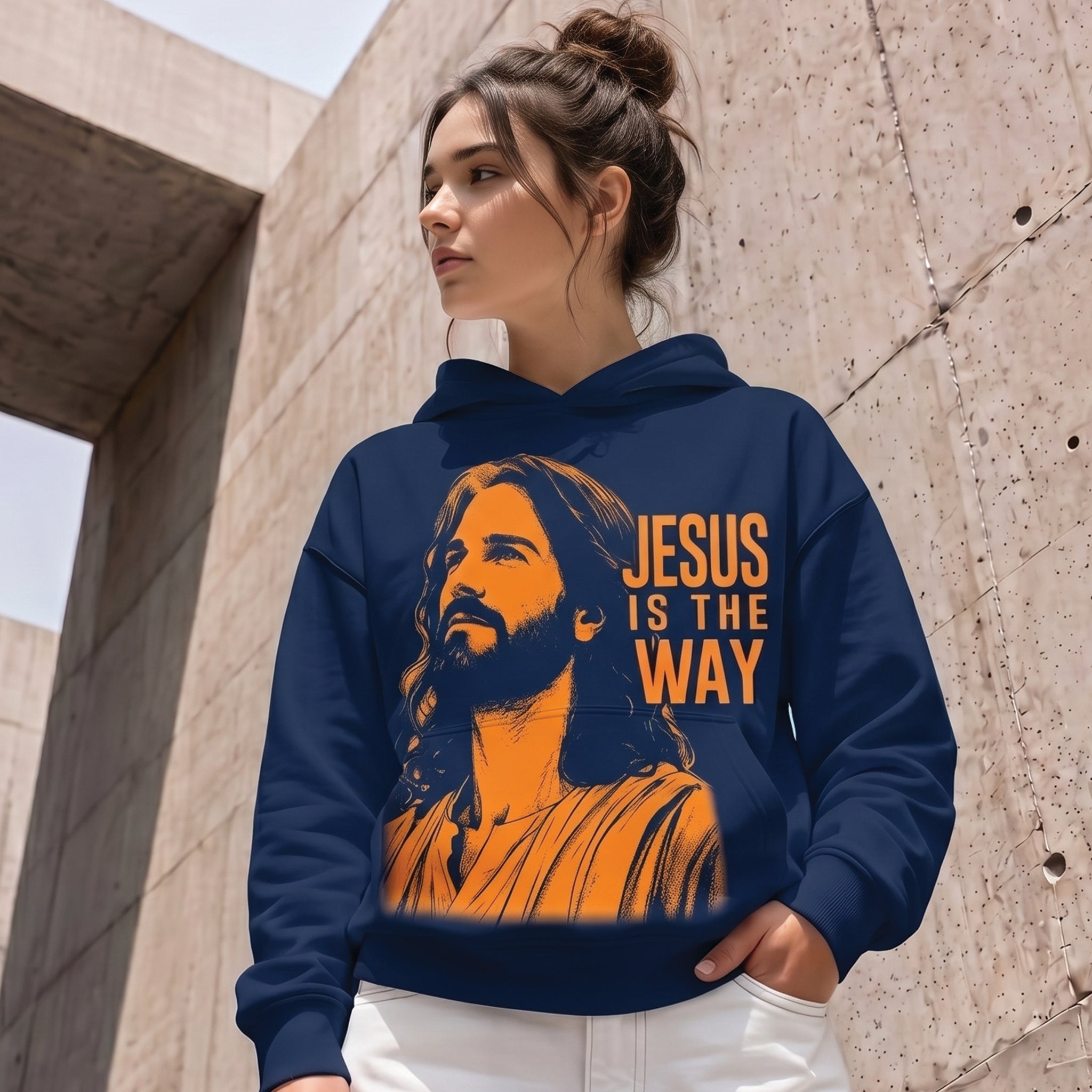 Jesus Is The Way Christian Shirt & Hoodie, Unisex Faith Streetwear