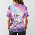 Ethereal White Horse All Over Print Shirt