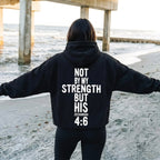 Not By My Strength But His Christian Shirt, Zechariah 4:6 Bible Verse Tee