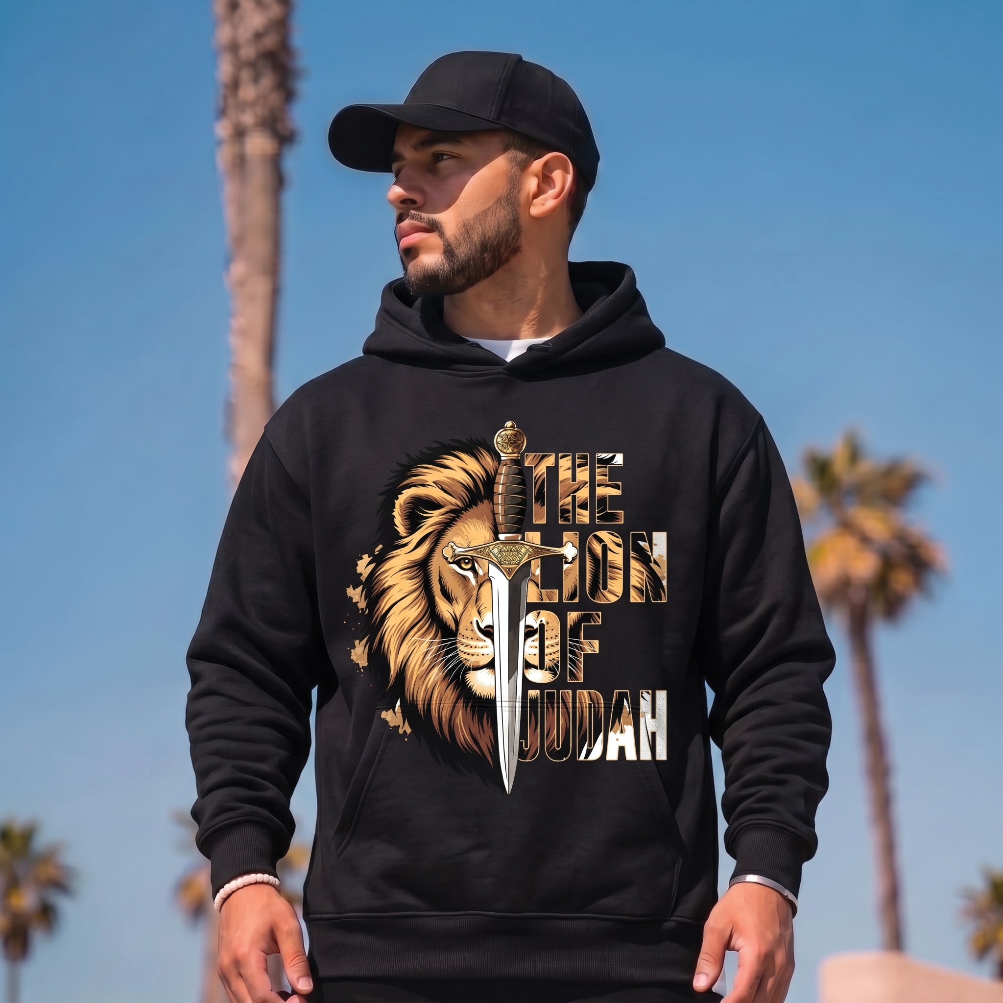 Lion of Judah Christian Shirt, Sword Faith Hoodie