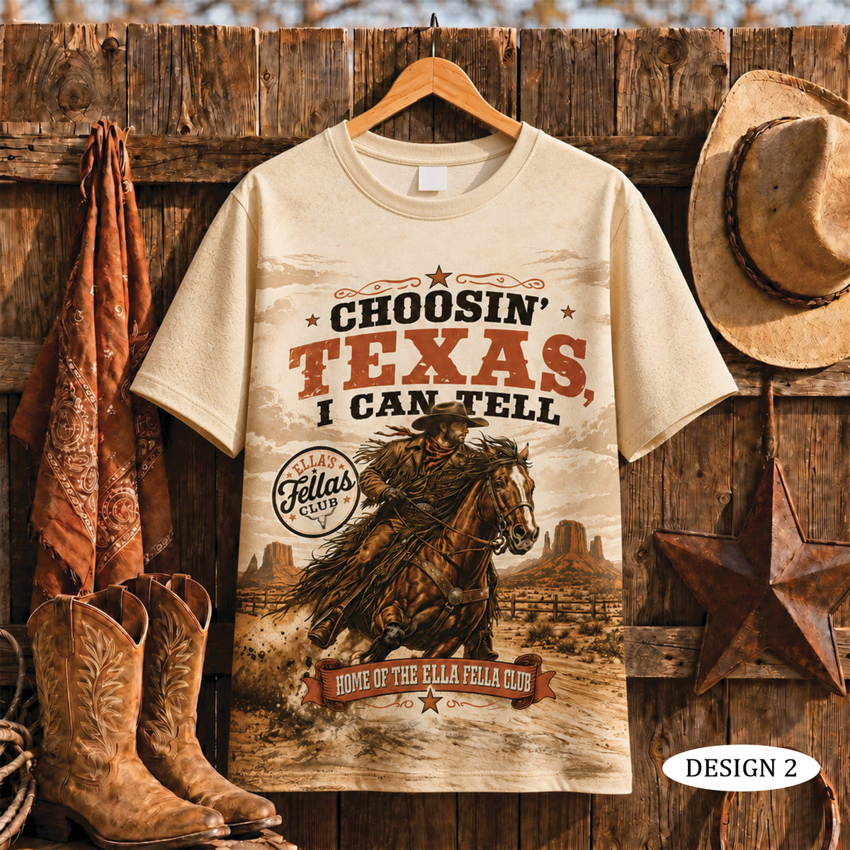 Choosin' Texas I Can Tell All Over Print Shirt, Western Cowboy Shirt