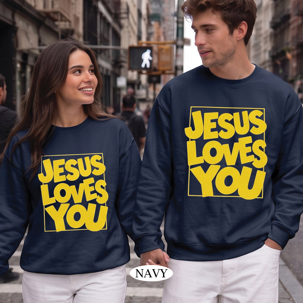 Jesus Loves You Christian T-Shirt & Sweatshirt