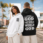 I Would Rather Stand With God Christian Shirt, Faith Over the World Religious Hoodie