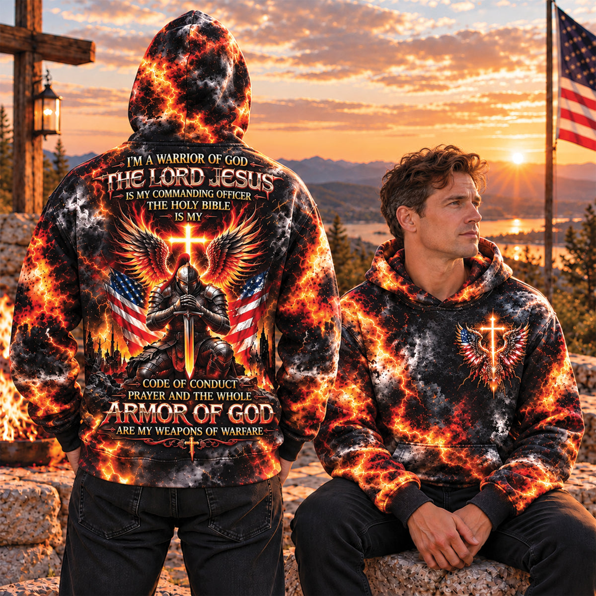 I'm a Warrior of God Armor of God Christian All Over Print Shirt