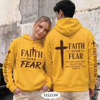 Faith Over Fear Psalms 118:6 Christian Shirt & Hoodie