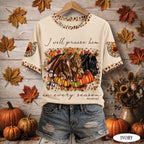 I Will Praise Him In Every Season Christian All Over Print Shirt, Fall Horses Shirt