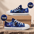 Personalized Jesus Is King Lion of Judah Canvas Sneakers