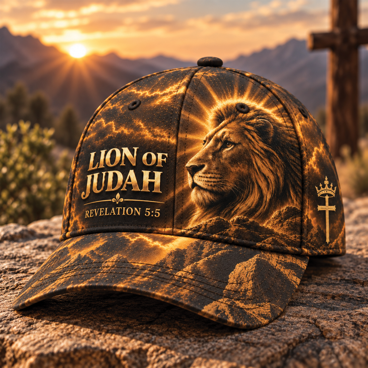 Lion of Judah Hat - Christian Baseball Cap