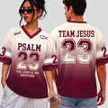 Christian Football Jersey, The Lord Is My Shepherd Faith Jersey