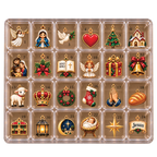 24 Day Christian Christmas Advent Calendar 2026, Christmas Countdown Set