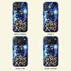 Jesus Is King Lion of Judah Christian Phone Case