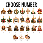 24 Day Christian Christmas Advent Calendar 2026, Christmas Countdown Set
