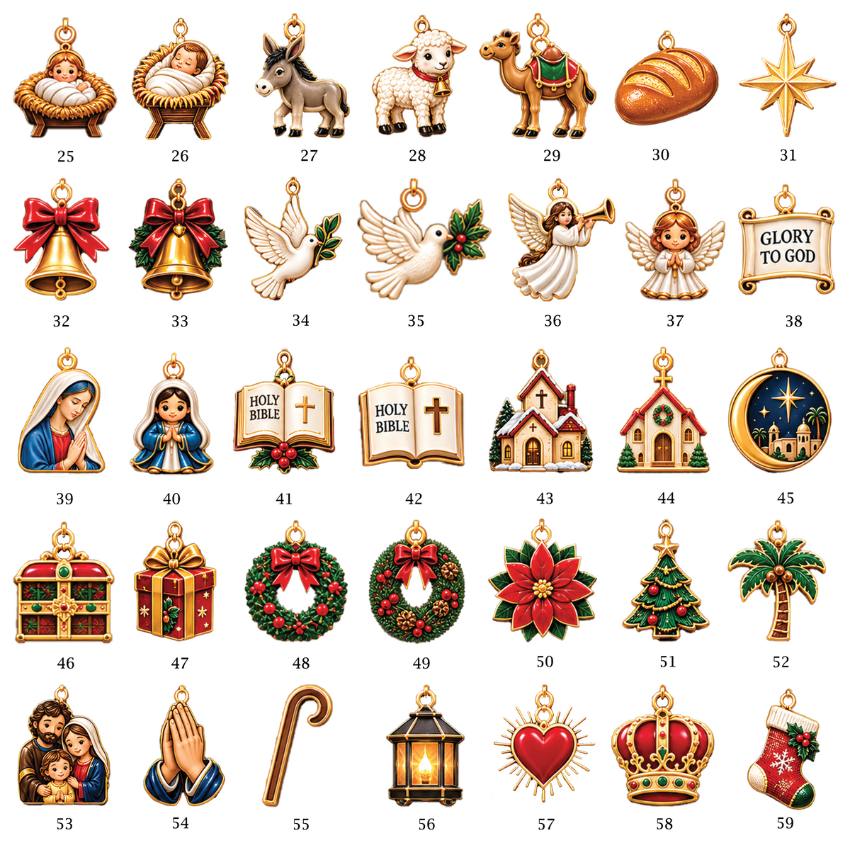 Personalized Advent Calendar 2026, 24 Day Christmas Countdown Box