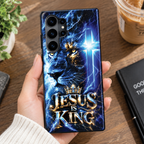 Jesus Is King Lion of Judah Christian Phone Case